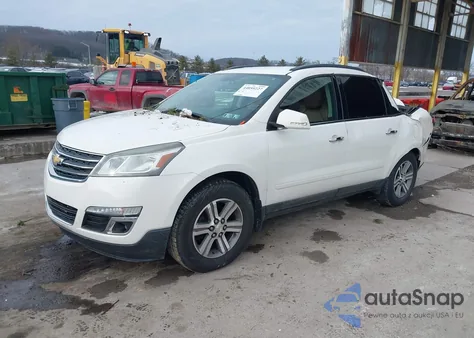 2015 Chevrolet Traverse 2Lt z USA, uszkodzony, nr VIN 1GNKRHKDXFJ285605